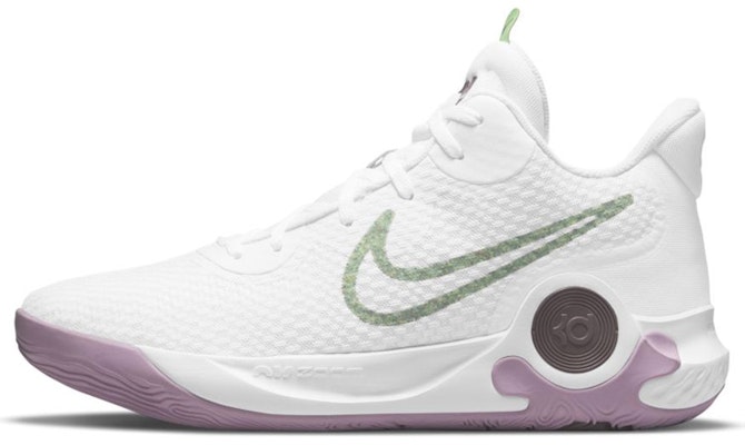 【訂製球鞋】 Nike KD Trey 5 IX 粉紅色玫瑰 散落的花瓣 防滑耐磨通風 低筒 復古籃球鞋 男女通用 白紫色 Sizing 【訂製球鞋】 Nike KD Trey 5 IX 粉紅色玫瑰 散落的花瓣 防滑耐磨通風 低筒 復古籃球鞋 男女通用 白紫色