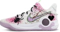 Buy 나만의 KD 트레이 5 IX '핑크 로즈 하트' 커스텀 슈즈 DJ6922-100(Team65-玫瑰蜘蛛)