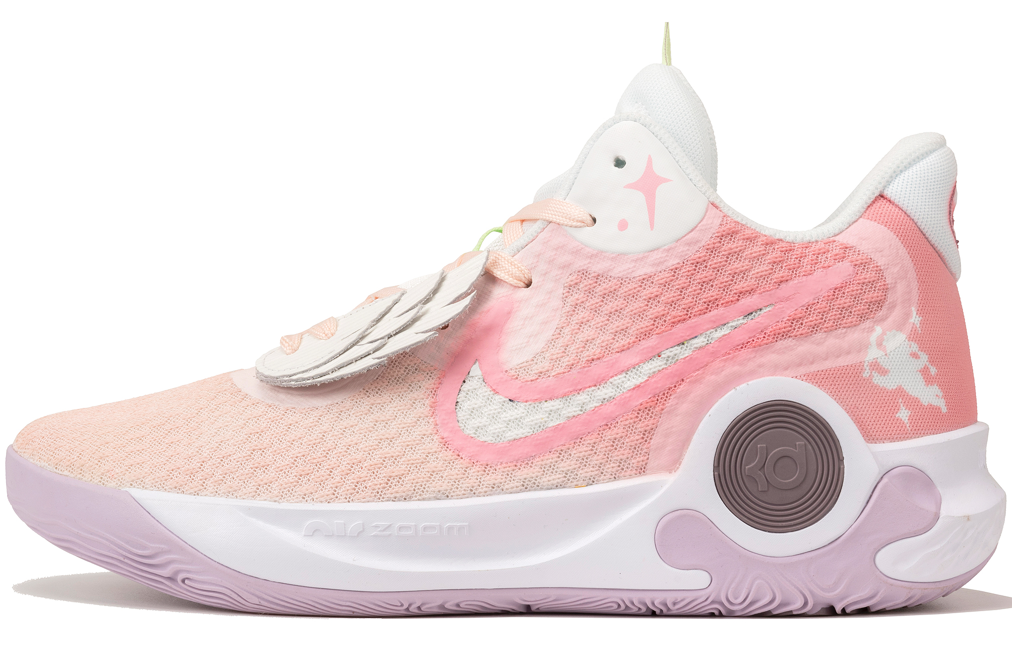 Order 【訂製籃球鞋】Nike KD Trey 5 IX ep 浪漫天使 夢幻翅膀 漸變 中筒 復古籃球鞋 全性別 粉