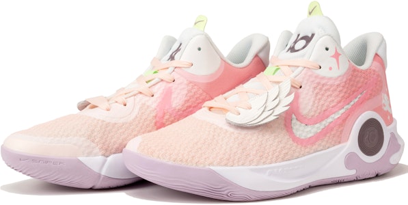 【訂製籃球鞋】Nike KD Trey 5 IX ep 浪漫天使 夢幻翅膀 漸變 中筒 復古籃球鞋 全性別 粉 Shop 【訂製籃球鞋】Nike KD Trey 5 IX ep 浪漫天使 夢幻翅膀 漸變 中筒 復古籃球鞋 全性別 粉