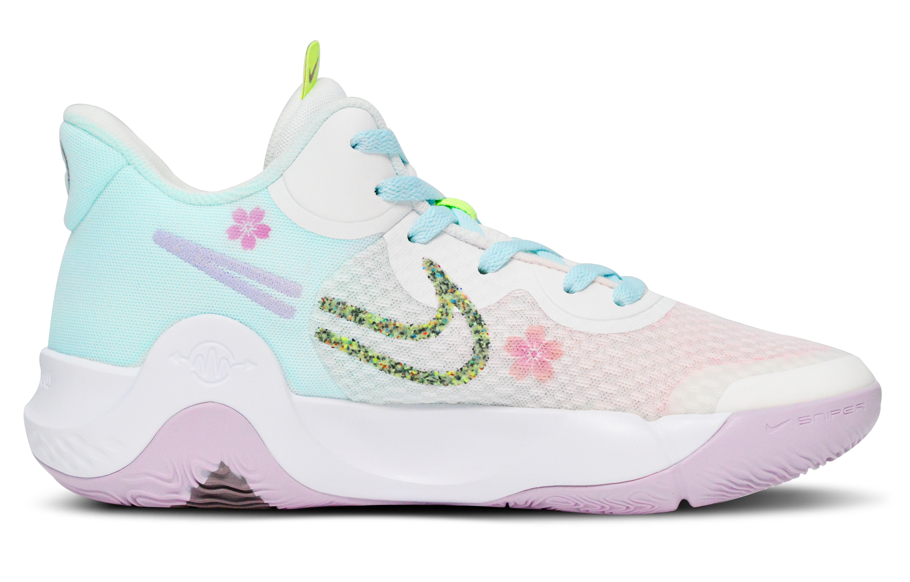 Order 【定制鞋】耐克 KD Trey 5 IX '樱花渐变粉蓝' DJ6922-100(Team65-樱花渐变)