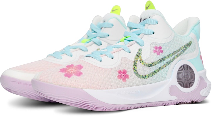 【定制鞋】耐克 KD Trey 5 IX '樱花渐变粉蓝' DJ6922-100(Team65-樱花渐变) Lookbook 【定制鞋】耐克 KD Trey 5 IX '樱花渐变粉蓝' DJ6922-100(Team65-樱花渐变)