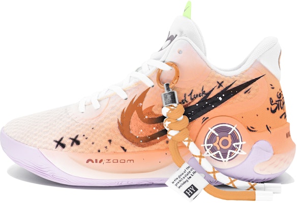 【訂製球鞋】Nike KD Trey 5 IX 活力甜橙 心動時刻 520 特殊鞋盒 字母塗鴉 低筒 復古籃球鞋 男款 活力橙 Order 【訂製球鞋】Nike KD Trey 5 IX 活力甜橙 心動時刻 520 特殊鞋盒 字母塗鴉 低筒 復古籃球鞋 男款 活力橙