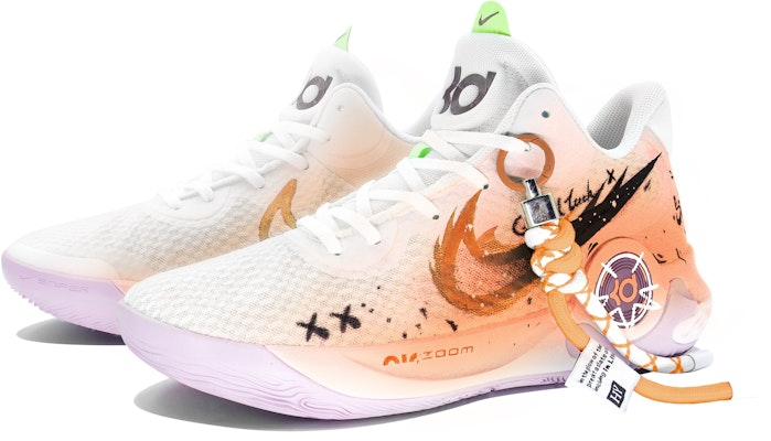 【訂製球鞋】Nike KD Trey 5 IX 活力甜橙 心動時刻 520 特殊鞋盒 字母塗鴉 低筒 復古籃球鞋 男款 活力橙 Shop 【訂製球鞋】Nike KD Trey 5 IX 活力甜橙 心動時刻 520 特殊鞋盒 字母塗鴉 低筒 復古籃球鞋 男款 活力橙