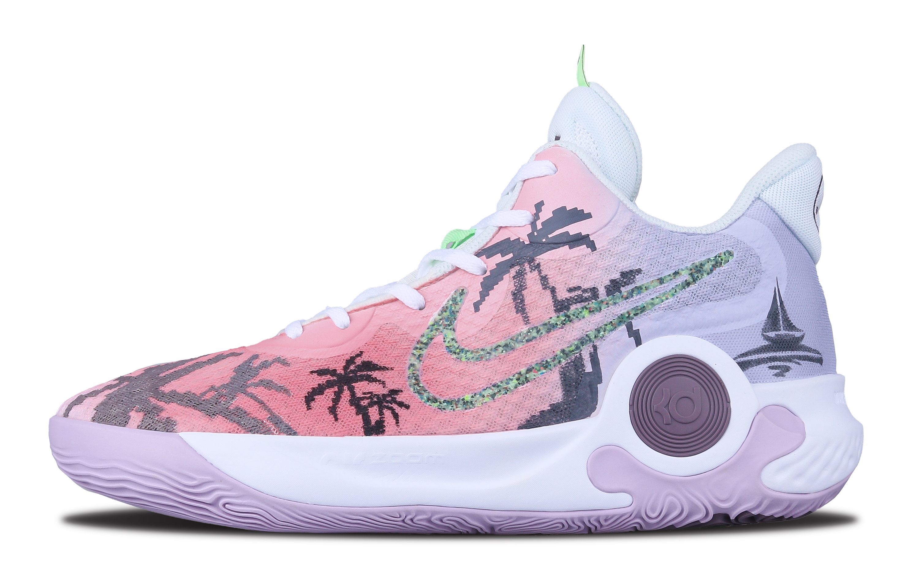 Order [Sneaker Kustom] Nike KD Trey 5 IX 'Pink Purple West Coast' DJ6922-100(Team7-男女同款西海岸S-BOX)