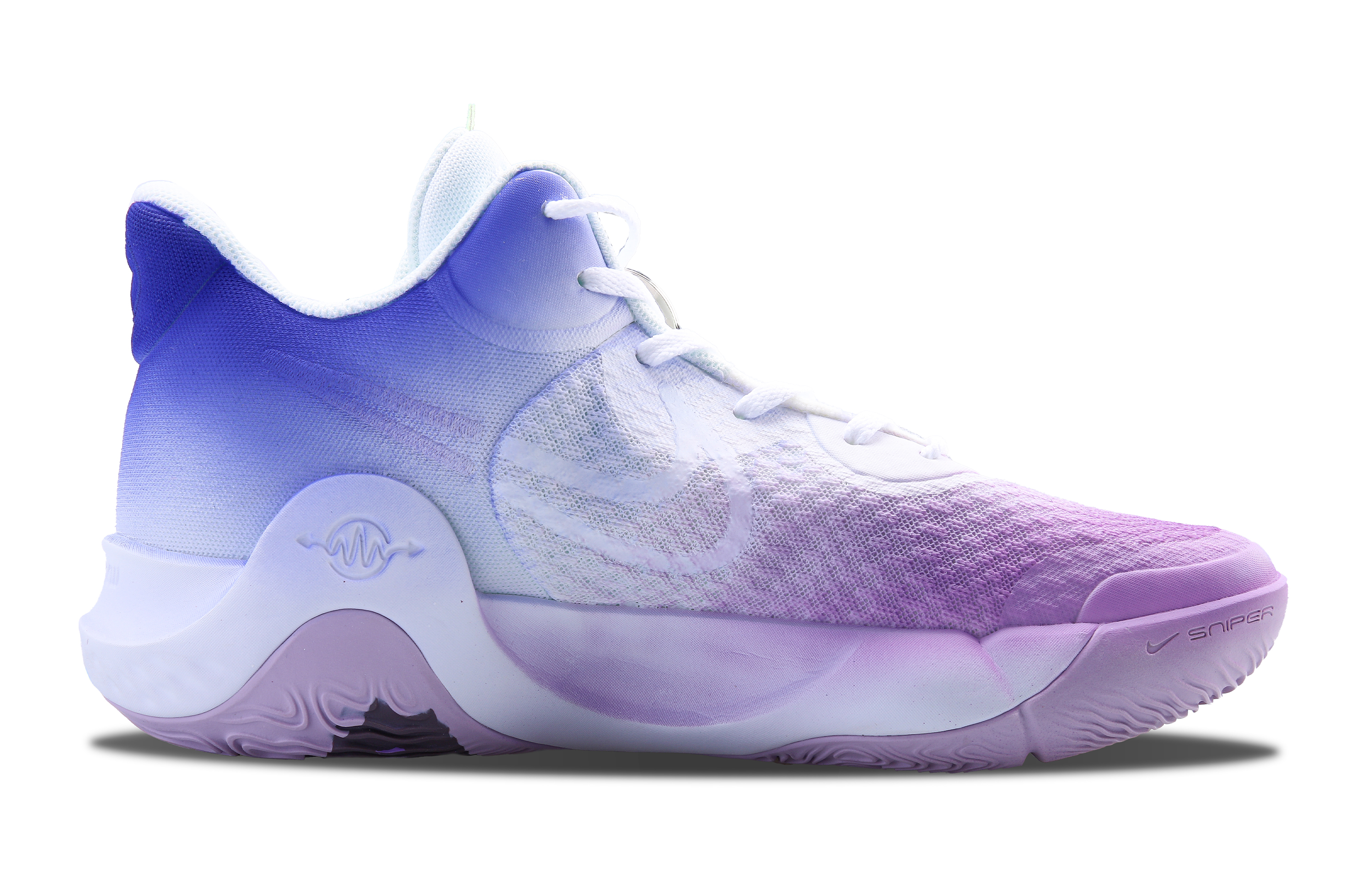 Lookbook [Zapatillas Personalizadas] Nike KD Trey 5 IX 'Zodiac Morado Azul' DJ6922-100(Team7-男女同款若为君老SBOX）