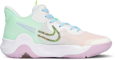 【定制球鞋】 Nike KD Trey 5 IX Ep 百搭 小清新 舒適 潮流 中幫 籃球鞋 男款 粉綠 Lookbook 【定制球鞋】 Nike KD Trey 5 IX Ep 百搭 小清新 舒適 潮流 中幫 籃球鞋 男款 粉綠