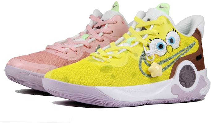 Buy Custom Shoes Nike KD Trey 5 IX EP New Year Smiley Face Yellow Pink Novelship