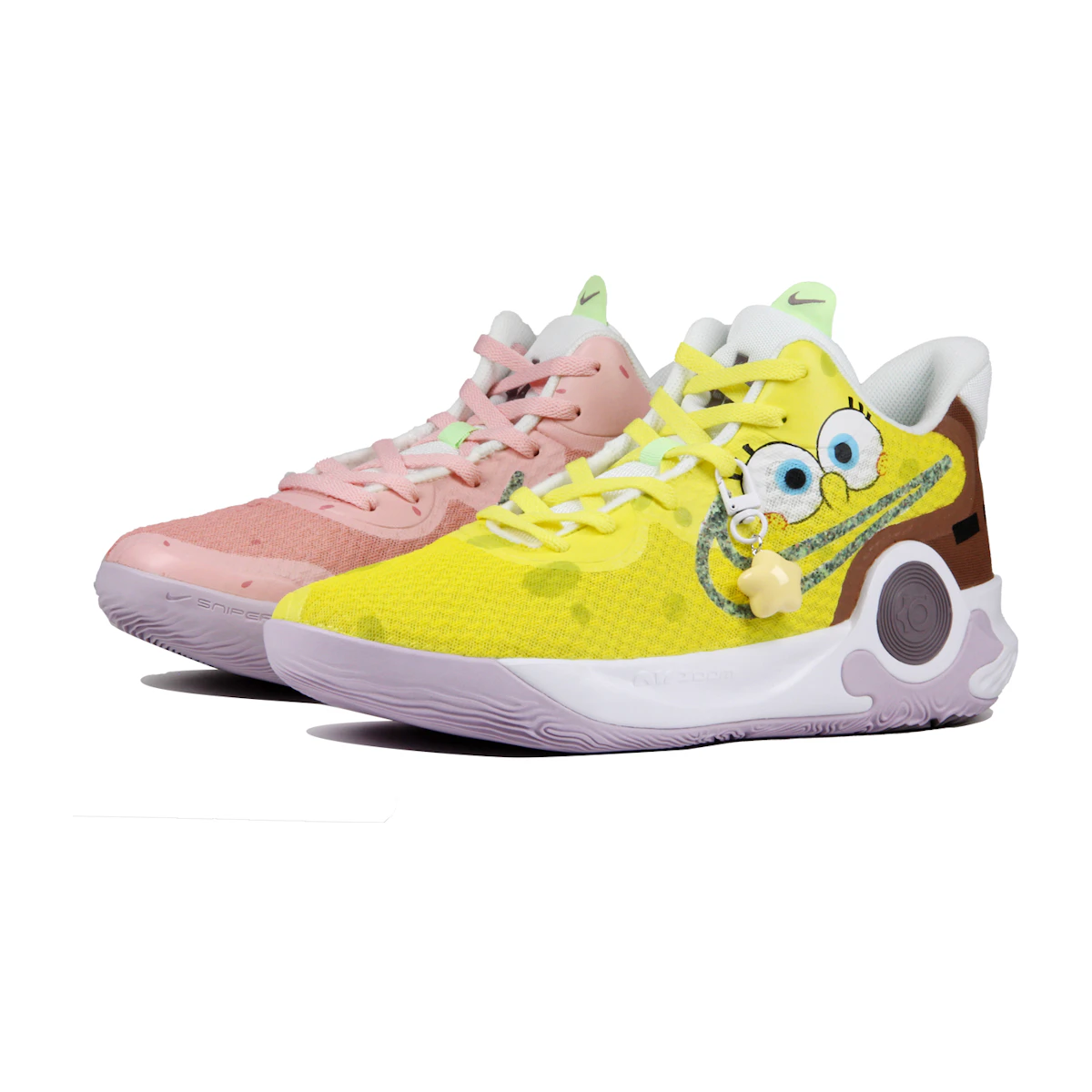 Buy Custom Shoes Nike KD Trey 5 IX EP New Year Smiley Face Yellow Pink Novelship