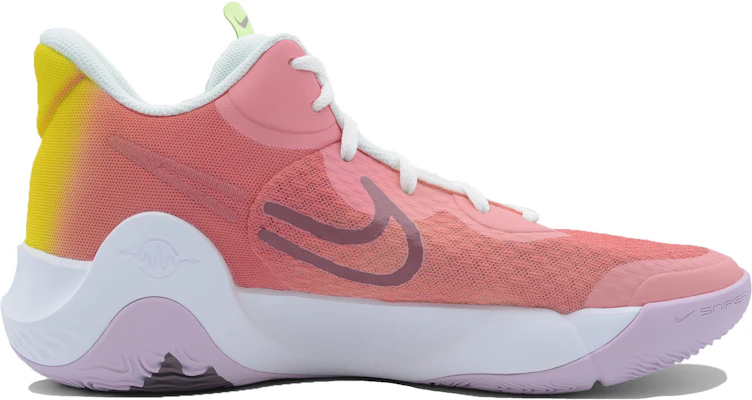 【訂製球鞋】Nike KD Trey 5 IX Ep 清新 派大星 舒適 百搭 防滑 中筒 籃球鞋 男款 粉色 Order 【訂製球鞋】Nike KD Trey 5 IX Ep 清新 派大星 舒適 百搭 防滑 中筒 籃球鞋 男款 粉色