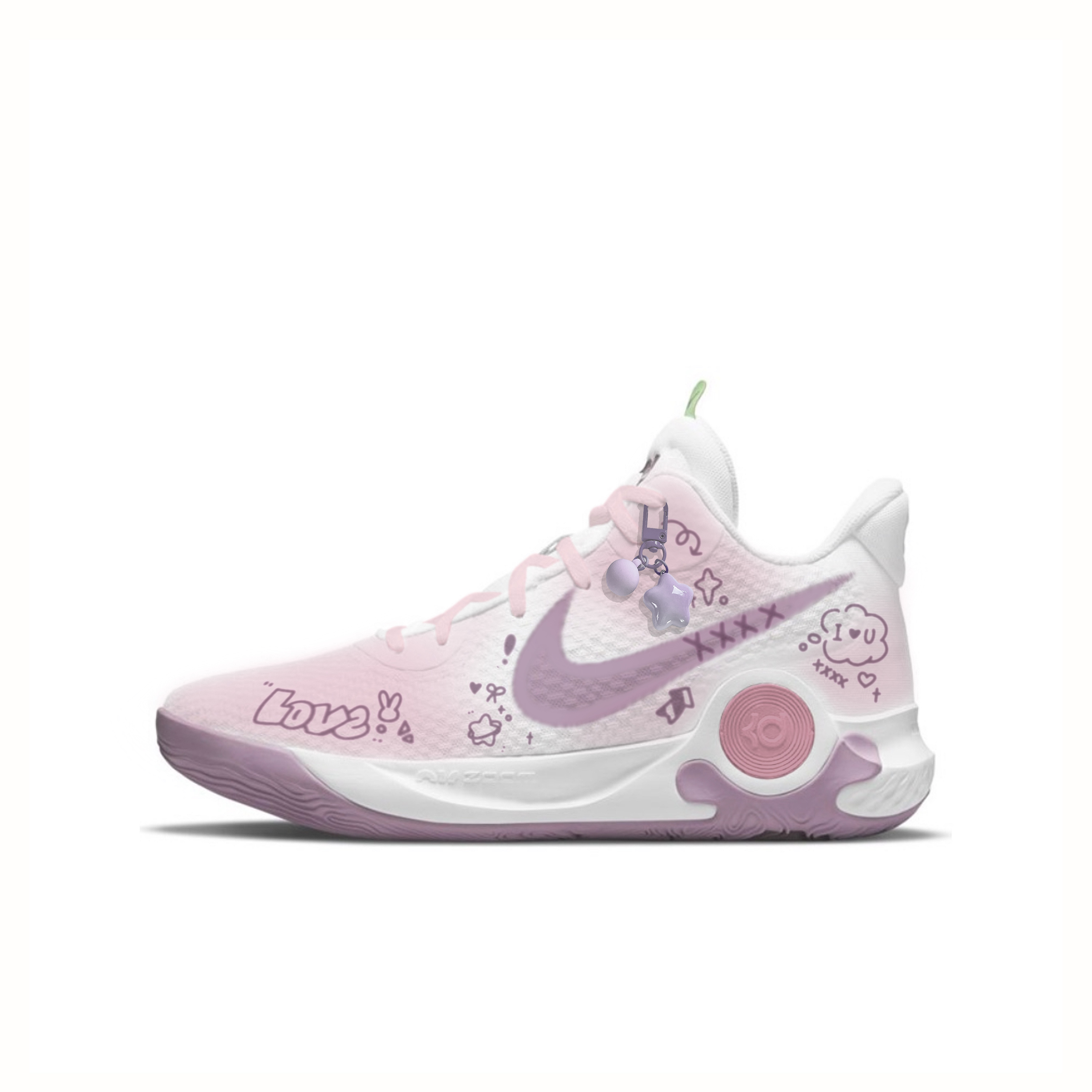 Buy 【定制鞋】耐克 KD Trey 5 V '马卡龙涂鸦' DJ6922-100（Team93-白粉漫画涂鸦）