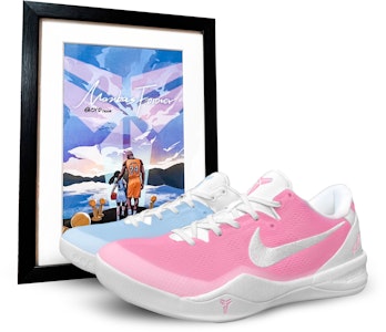 나이키 코비 8 프로트로 '헤일로' (커스텀) FJ9364-100(Team93-CYD蓝粉鸳鸯) Buy 나이키 코비 8 프로트로 '헤일로' (커스텀) FJ9364-100(Team93-CYD蓝粉鸳鸯)