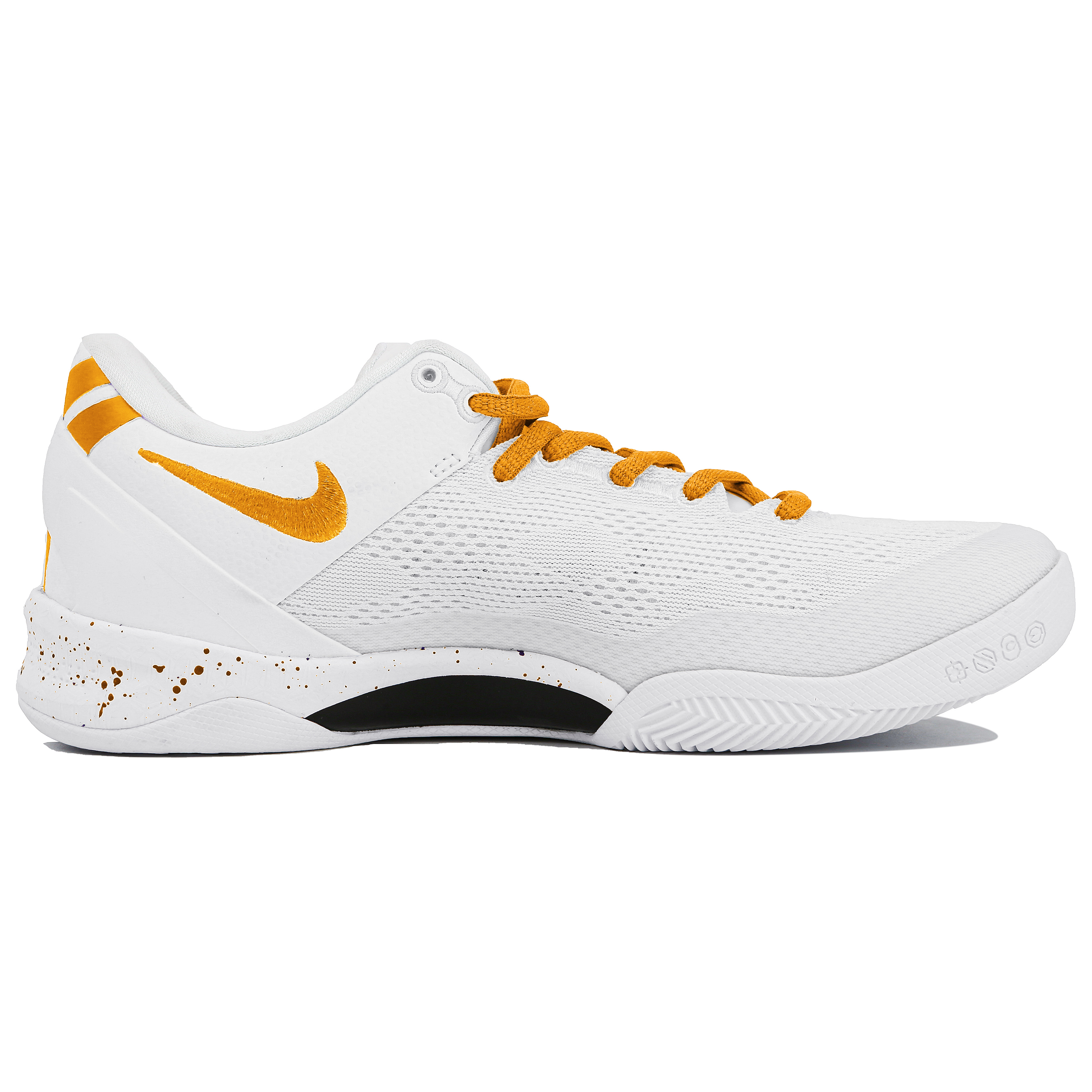 Order 【定制球鞋】Nike Kobe 8 Protro “Halo” 金色閃耀 濃香秋意 小眾 低幫籃球鞋 男女同款 白黃