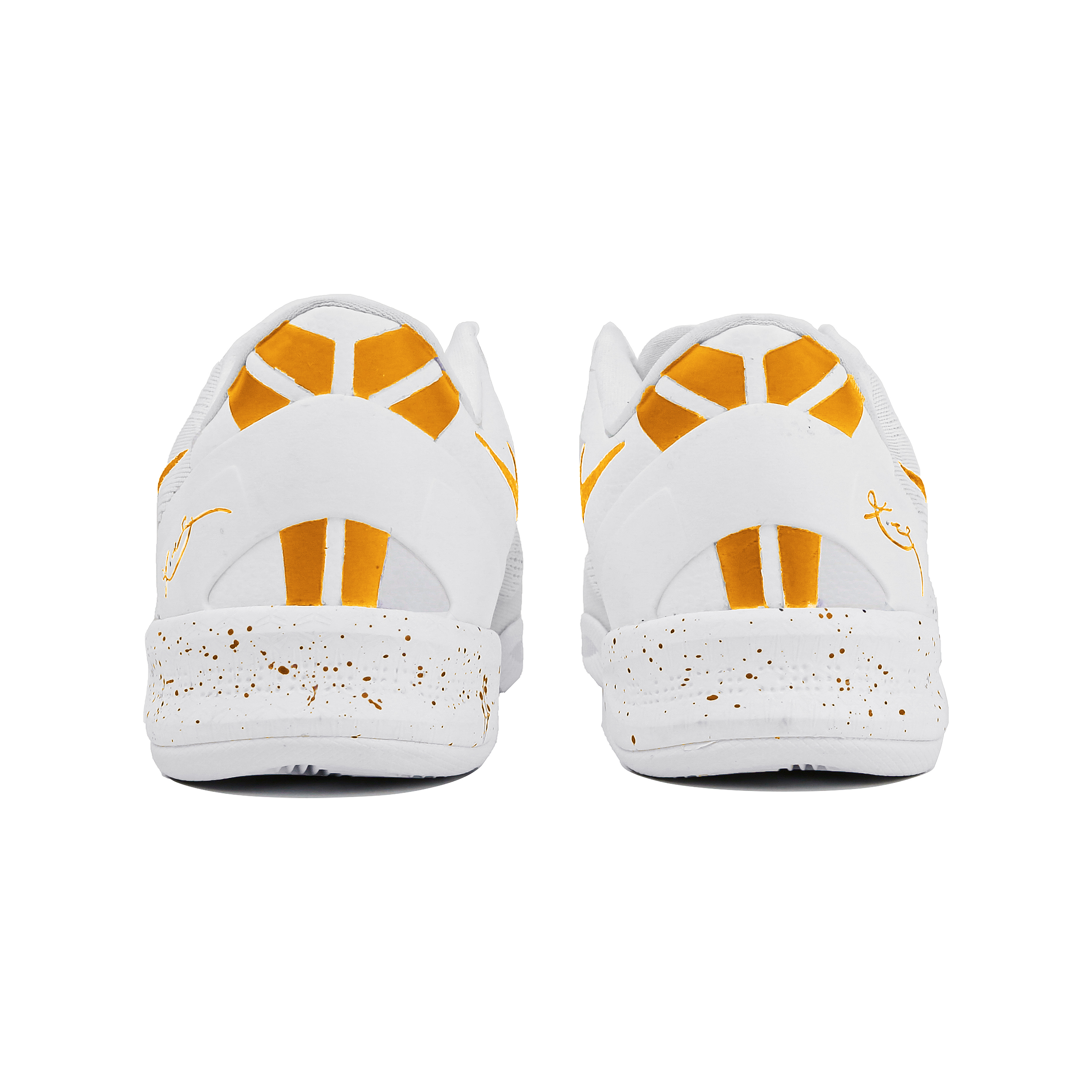 Shop 【定制球鞋】Nike Kobe 8 Protro “Halo” 金色閃耀 濃香秋意 小眾 低幫籃球鞋 男女同款 白黃