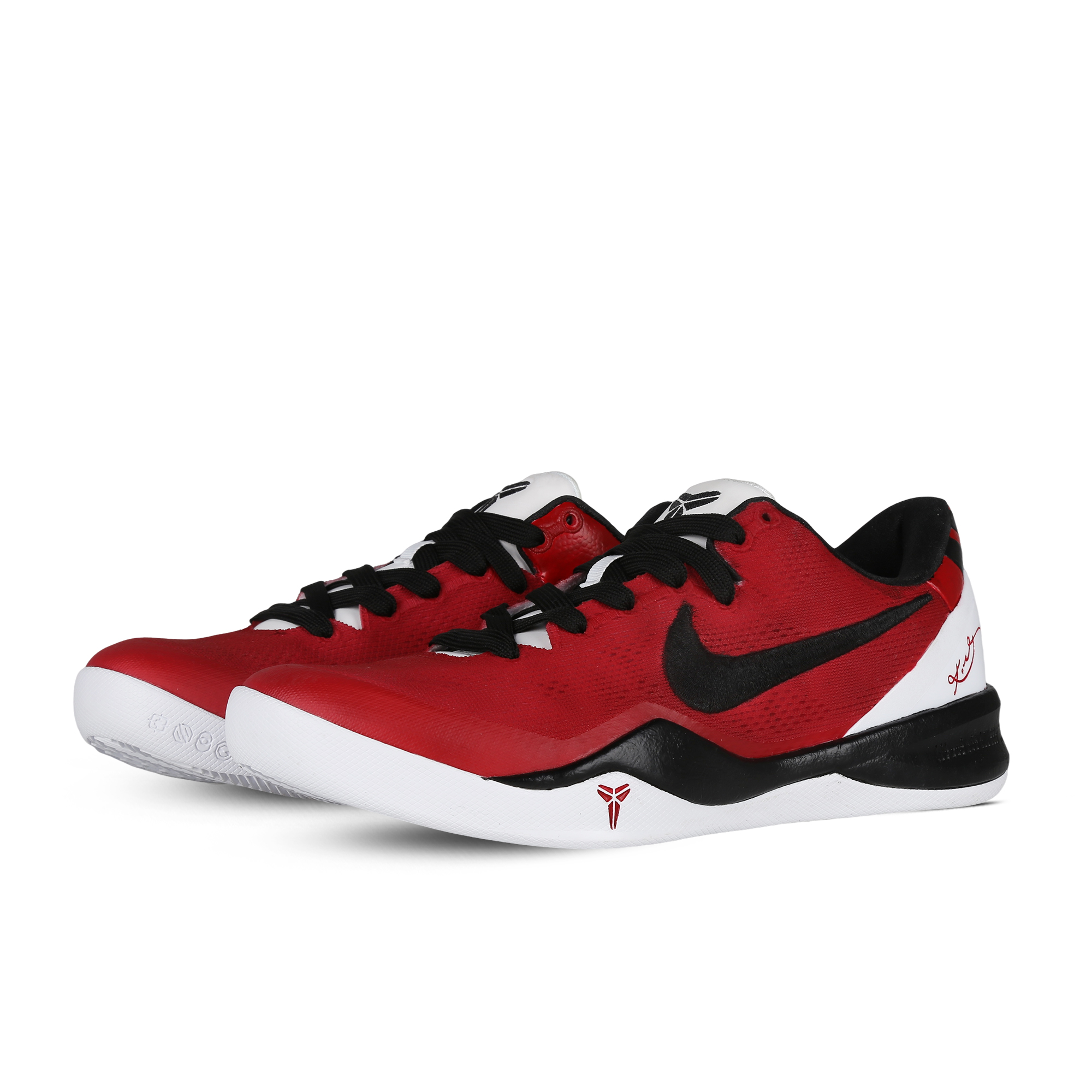 Lookbook 【訂製球鞋】Nike Kobe 8 科比8 Protro “Halo” 反轉芝加哥 舒適氣質 低幫 籃球鞋 男女同款 紅白黑