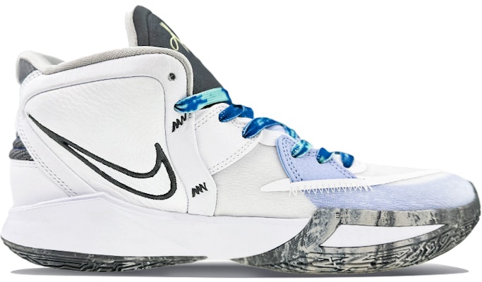 【專屬訂製球鞋】Nike Kyrie 8 Infinity 歐文8 球場精靈 華山藍天 手繪 籃球鞋 男女款 藍白 Order 【專屬訂製球鞋】Nike Kyrie 8 Infinity 歐文8 球場精靈 華山藍天 手繪 籃球鞋 男女款 藍白
