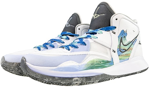 【カスタムシューズ】ナイキ カイリー8「コートエルフ ブルーホワイト」 DC9134-102(Team40-男女款千里江山蓝白) Lookbook 【カスタムシューズ】ナイキ カイリー8「コートエルフ ブルーホワイト」 DC9134-102(Team40-男女款千里江山蓝白)