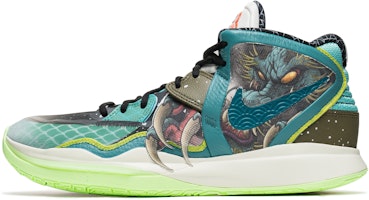 カスタム Kyrie 8 "ドラゴンボート" (茶緑) DH5384-001(TeamB-瑞雪龙舟棕绿) Buy カスタム Kyrie 8 "ドラゴンボート" (茶緑) DH5384-001(TeamB-瑞雪龙舟棕绿)