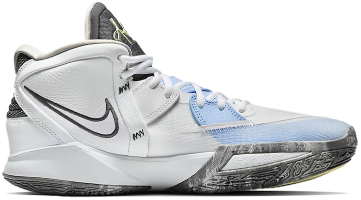 【客製球鞋】Nike Kyrie 8 歐文8 像素愛心 積木愛心 支撐耐磨 中筒 實戰籃球鞋 GS 白冰藍 Order 【客製球鞋】Nike Kyrie 8 歐文8 像素愛心 積木愛心 支撐耐磨 中筒 實戰籃球鞋 GS 白冰藍