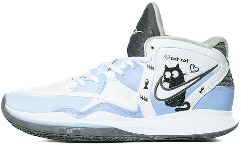 나이키 카이리 8 '장난꾸러기 아기고양이 화이트 아이스 블루' (Custom Shoes) DC9134-102(Team10-玩耍小猫) Buy 나이키 카이리 8 '장난꾸러기 아기고양이 화이트 아이스 블루' (Custom Shoes) DC9134-102(Team10-玩耍小猫)