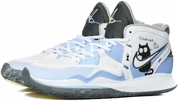 ナイキ カイリー 8 「プレイフルキトン ホワイト アイスブルー」カスタムシューズ DC9134-102(Team10-玩耍小猫) Lookbook ナイキ カイリー 8 「プレイフルキトン ホワイト アイスブルー」カスタムシューズ DC9134-102(Team10-玩耍小猫)