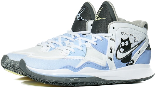 나이키 카이리 8 '장난꾸러기 아기고양이 화이트 아이스 블루' (Custom Shoes) DC9134-102(Team10-玩耍小猫) Lookbook 나이키 카이리 8 '장난꾸러기 아기고양이 화이트 아이스 블루' (Custom Shoes) DC9134-102(Team10-玩耍小猫)