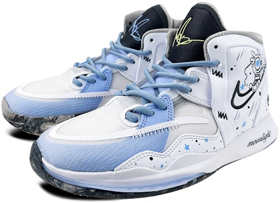 【定制球鞋】Nike Kyrie 8 Infinity EP 歐文8 禮盒 宇航員月光 中幫 實戰籃球鞋 男女同款 白藍 Lookbook 【定制球鞋】Nike Kyrie 8 Infinity EP 歐文8 禮盒 宇航員月光 中幫 實戰籃球鞋 男女同款 白藍