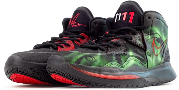 【客製化球鞋】Nike Kyrie 8 infinity EP 歐文8 通靈男孩 鬼火焰 鬼爪 中筒 籃球鞋 男女款 黑綠 Lookbook 【客製化球鞋】Nike Kyrie 8 infinity EP 歐文8 通靈男孩 鬼火焰 鬼爪 中筒 籃球鞋 男女款 黑綠