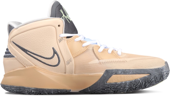 【訂製籃球鞋】Nike Kyrie 8 infinity 大越創意 椰子 耐磨防滑 實戰防側翻 中筒籃球鞋 男款 藍棕 Order 【訂製籃球鞋】Nike Kyrie 8 infinity 大越創意 椰子 耐磨防滑 實戰防側翻 中筒籃球鞋 男款 藍棕