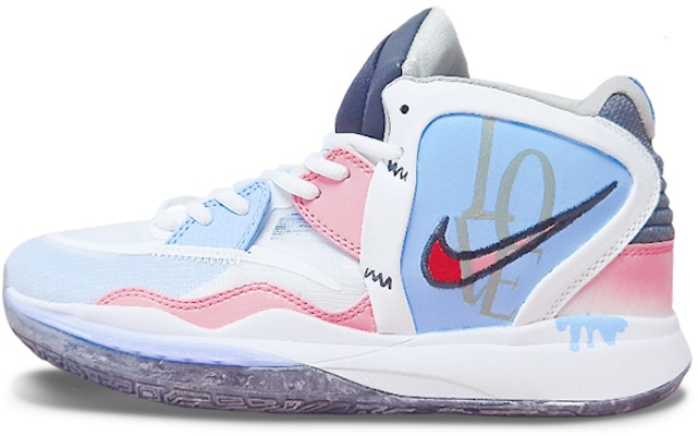 【客製化球鞋】 Nike Kyrie 8 infinity 歐文 環繞支撐 耐磨 中筒 戰鬥型籃球鞋 GS 藍粉 Buy 【客製化球鞋】 Nike Kyrie 8 infinity 歐文 環繞支撐 耐磨 中筒 戰鬥型籃球鞋 GS 藍粉