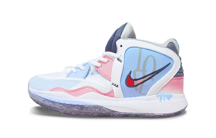 Buy 【客製化籃球鞋】Nike Kyrie 8 Infinity 耐磨支撐 中筒 復古籃球鞋 男女款 藍粉