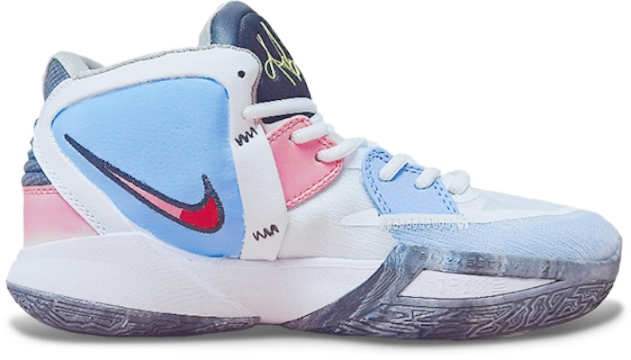 【客製化球鞋】 Nike Kyrie 8 infinity 歐文 環繞支撐 耐磨 中筒 戰鬥型籃球鞋 GS 藍粉 Order 【客製化球鞋】 Nike Kyrie 8 infinity 歐文 環繞支撐 耐磨 中筒 戰鬥型籃球鞋 GS 藍粉