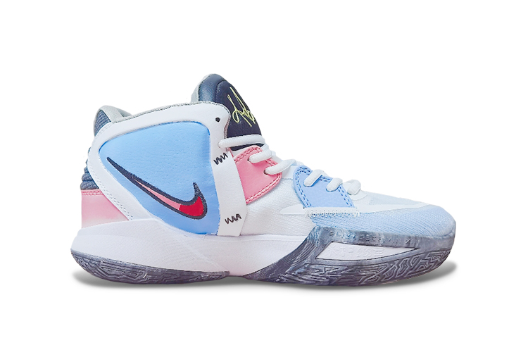 Order 【客製化籃球鞋】Nike Kyrie 8 Infinity 耐磨支撐 中筒 復古籃球鞋 男女款 藍粉