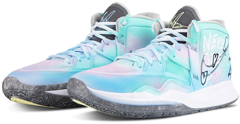 【定製籃球鞋】Nike Kyrie 8 infinity EP 歐文8 漸變紮染 絕不放棄 中筒籃球鞋 男女同款 藍粉 Lookbook 【定製籃球鞋】Nike Kyrie 8 infinity EP 歐文8 漸變紮染 絕不放棄 中筒籃球鞋 男女同款 藍粉