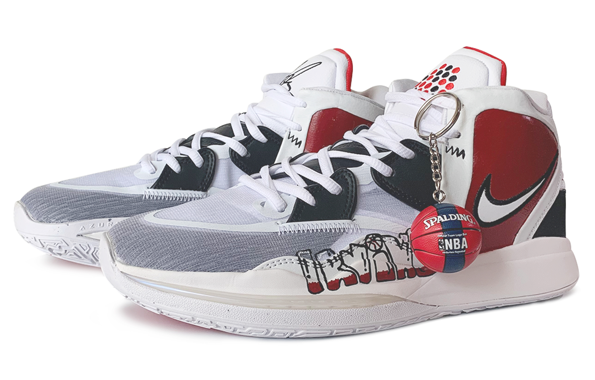 Lookbook 【定製籃球鞋】Nike Kyrie 8 infinity EP 騎士精神 防滑耐磨 中筒 實戰籃球鞋 男款 酒紅