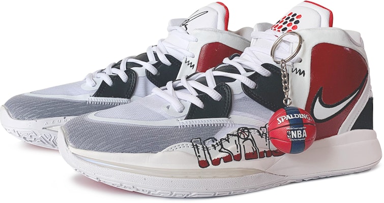 【定製籃球鞋】Nike Kyrie 8 infinity EP 騎士精神 防滑耐磨 中筒 實戰籃球鞋 男款 酒紅 Lookbook 【定製籃球鞋】Nike Kyrie 8 infinity EP 騎士精神 防滑耐磨 中筒 實戰籃球鞋 男款 酒紅