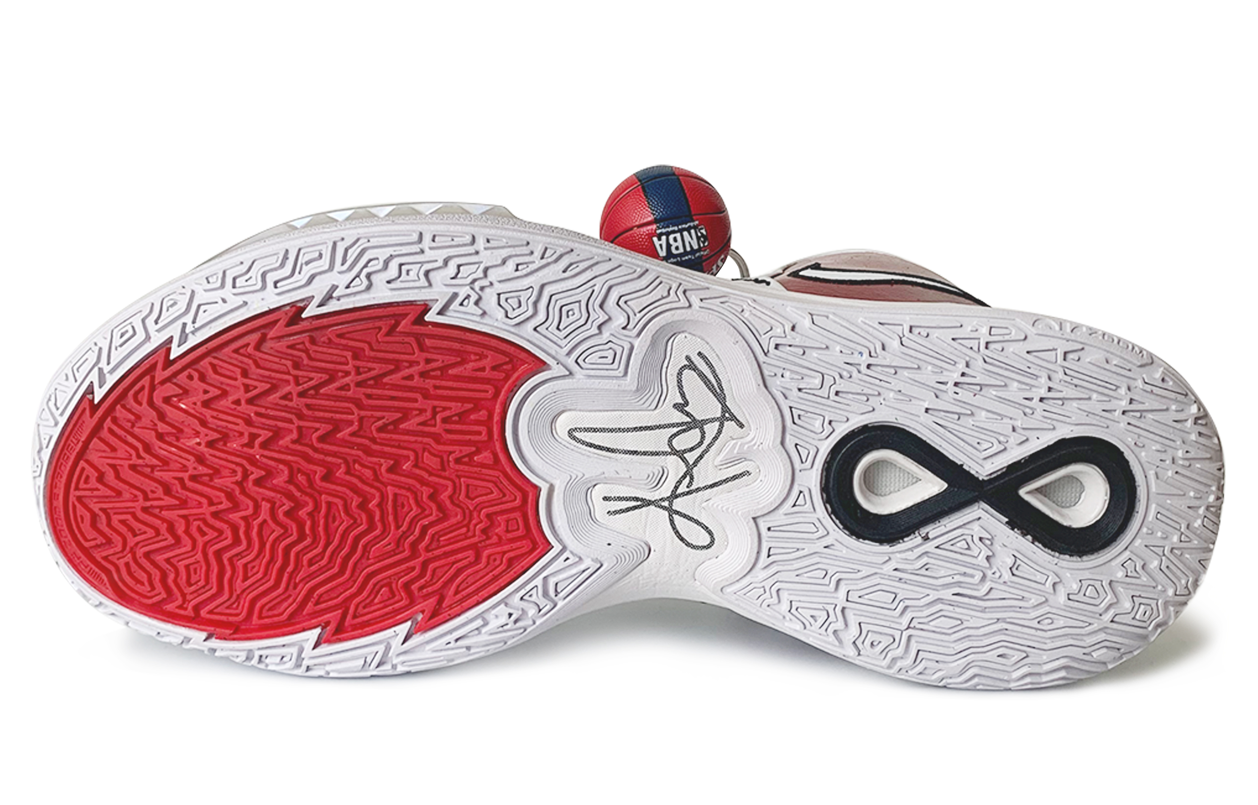 Details for 【定製籃球鞋】Nike Kyrie 8 infinity EP 騎士精神 防滑耐磨 中筒 實戰籃球鞋 男款 酒紅