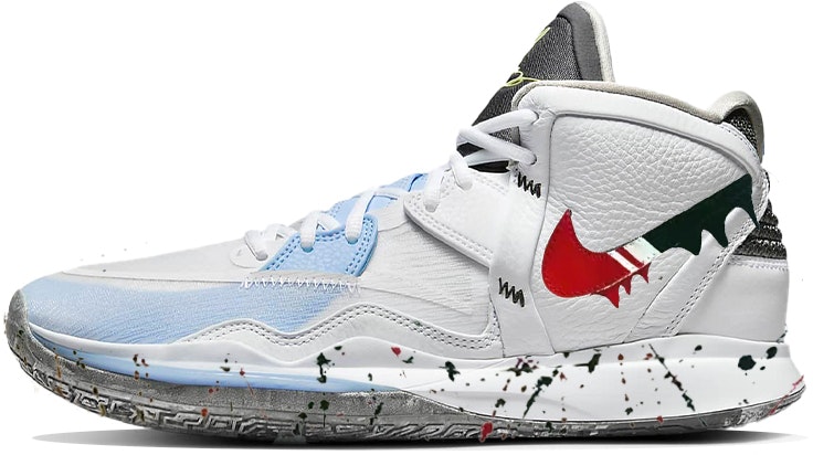 custom-shoes-nike-kyrie-8-infinity-fluid-splatter-blue-red-graffiti