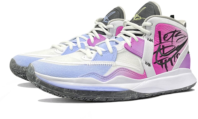 【定制鞋款】耐克Kyrie 8 Infinity '渐变蓝粉' DC9134-102(TeamK-重色涂鸦渐变粉) Lookbook 【定制鞋款】耐克Kyrie 8 Infinity '渐变蓝粉' DC9134-102(TeamK-重色涂鸦渐变粉)