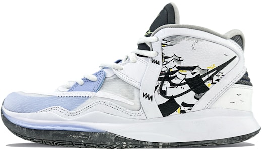 【定製球鞋】 Nike Kyrie 8 Infinity EP 歐文8 球場精靈 徽州人家 白牆青瓦 中幫 籃球鞋 男女同款 白黑 Buy 【定製球鞋】 Nike Kyrie 8 Infinity EP 歐文8 球場精靈 徽州人家 白牆青瓦 中幫 籃球鞋 男女同款 白黑