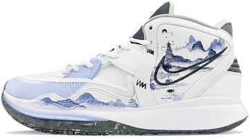 ナイキ カイリー8 インフィニティ 「水墨画風青白」 DC9134-102(Team40-男女款水墨江南蓝白) Buy ナイキ カイリー8 インフィニティ 「水墨画風青白」 DC9134-102(Team40-男女款水墨江南蓝白)