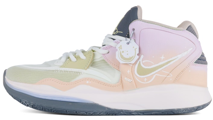 【定製球鞋】Nike Kyrie 8 infinity EP 歐文8 星際穿越 耐磨 中筒 實戰籃球鞋 男款 粉白 國內版 Buy 【定製球鞋】Nike Kyrie 8 infinity EP 歐文8 星際穿越 耐磨 中筒 實戰籃球鞋 男款 粉白 國內版
