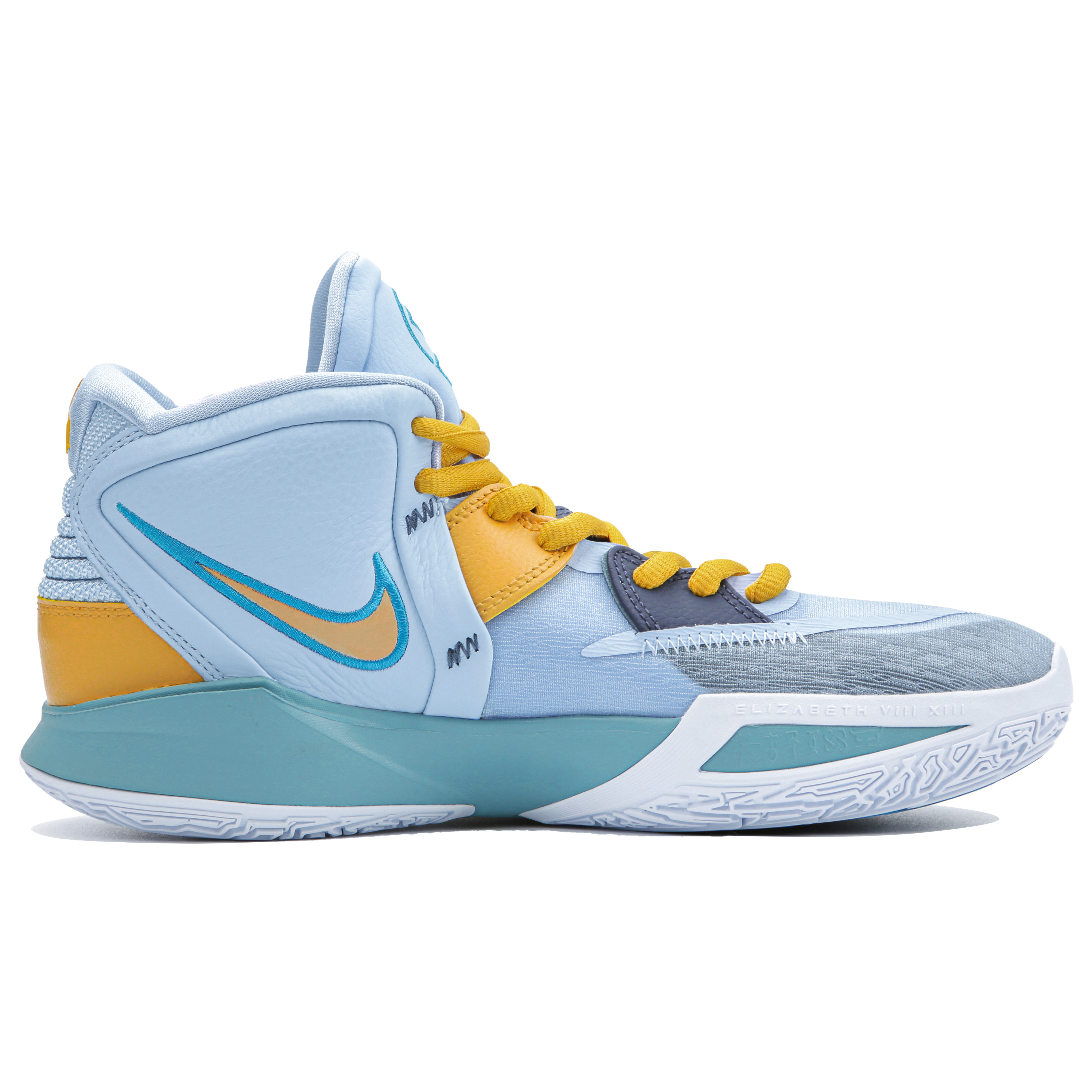 Order [カスタムシューズ] ナイキ カイリー8 インフィニティ 'ミューラルエンジェル ルネッサンス イエローブルー' DC9134-501(Team4-男女款壁画天使)