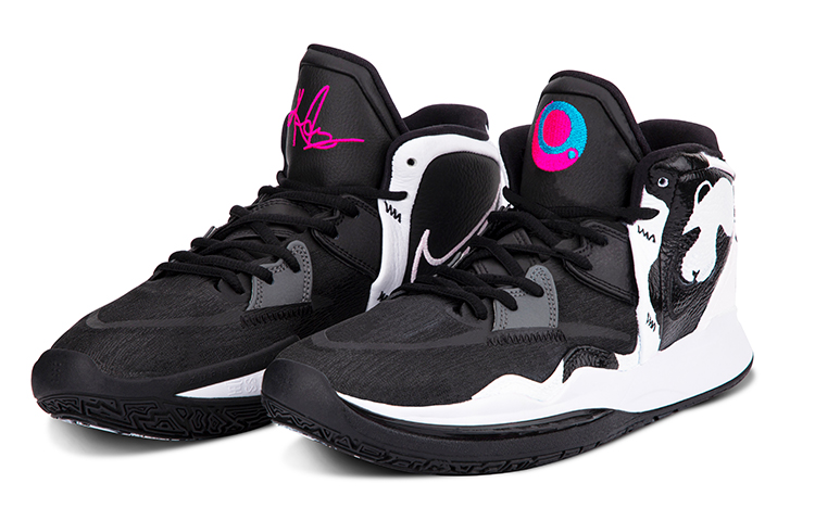 Lookbook 【訂製球鞋】 Nike Kyrie 8 infinity EP 歐文8 可愛熊貓 街頭塗鴉 低筒 籃球鞋 男女同款 黑白