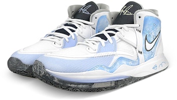 【定製球鞋】 Nike Kyrie 8 Infinity 歐文8 和平鴿 塗鴉 漸變 中幫 籃球鞋 GS 白藍 Lookbook 【定製球鞋】 Nike Kyrie 8 Infinity 歐文8 和平鴿 塗鴉 漸變 中幫 籃球鞋 GS 白藍