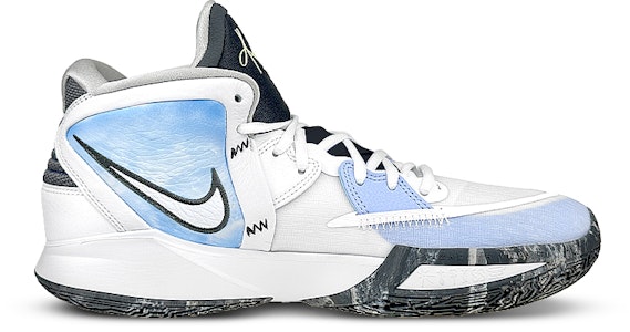 【定制球鞋】 Nike Kyrie 8 infinity 欧文8 禮盒 和平鴿塗鴉 漸變 中幫 籃球鞋 GS 白藍 Order 【定制球鞋】 Nike Kyrie 8 infinity 欧文8 禮盒 和平鴿塗鴉 漸變 中幫 籃球鞋 GS 白藍