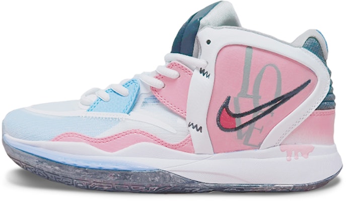 【訂製球鞋】Nike Kyrie 8 Infinity 支撐耐磨 中筒復古籃球鞋 GS 粉藍 Buy 【訂製球鞋】Nike Kyrie 8 Infinity 支撐耐磨 中筒復古籃球鞋 GS 粉藍