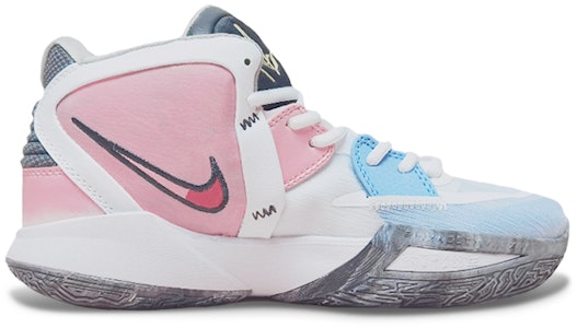 【訂製球鞋】Nike Kyrie 8 Infinity 支撐耐磨 中筒復古籃球鞋 GS 粉藍 Order 【訂製球鞋】Nike Kyrie 8 Infinity 支撐耐磨 中筒復古籃球鞋 GS 粉藍
