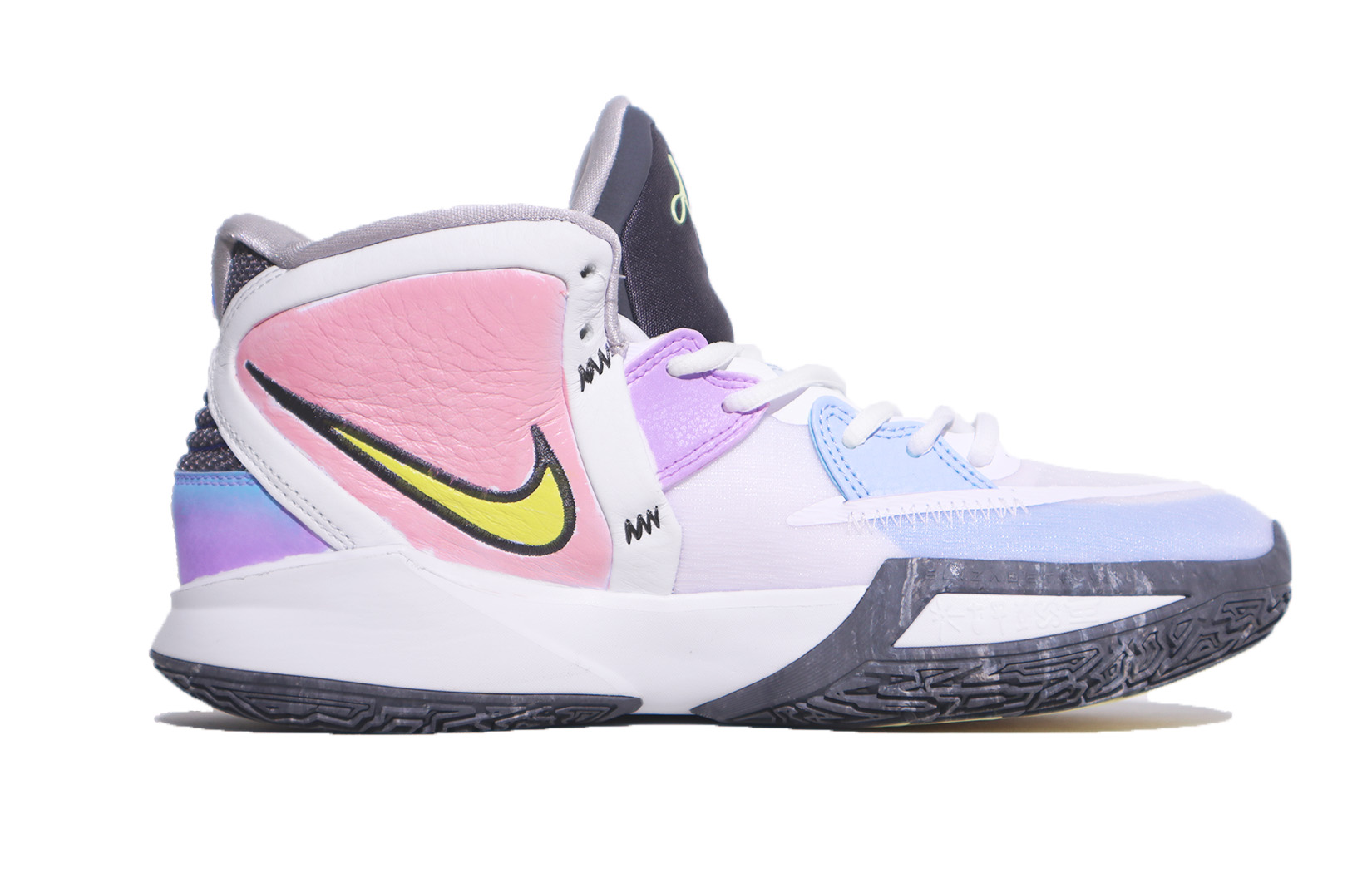 Order 나이키 카이리 8 인피니티 '핑크퍼플 그라피티' (커스텀) DC9134-102(TeamX-男女同款涂鸦粉紫)