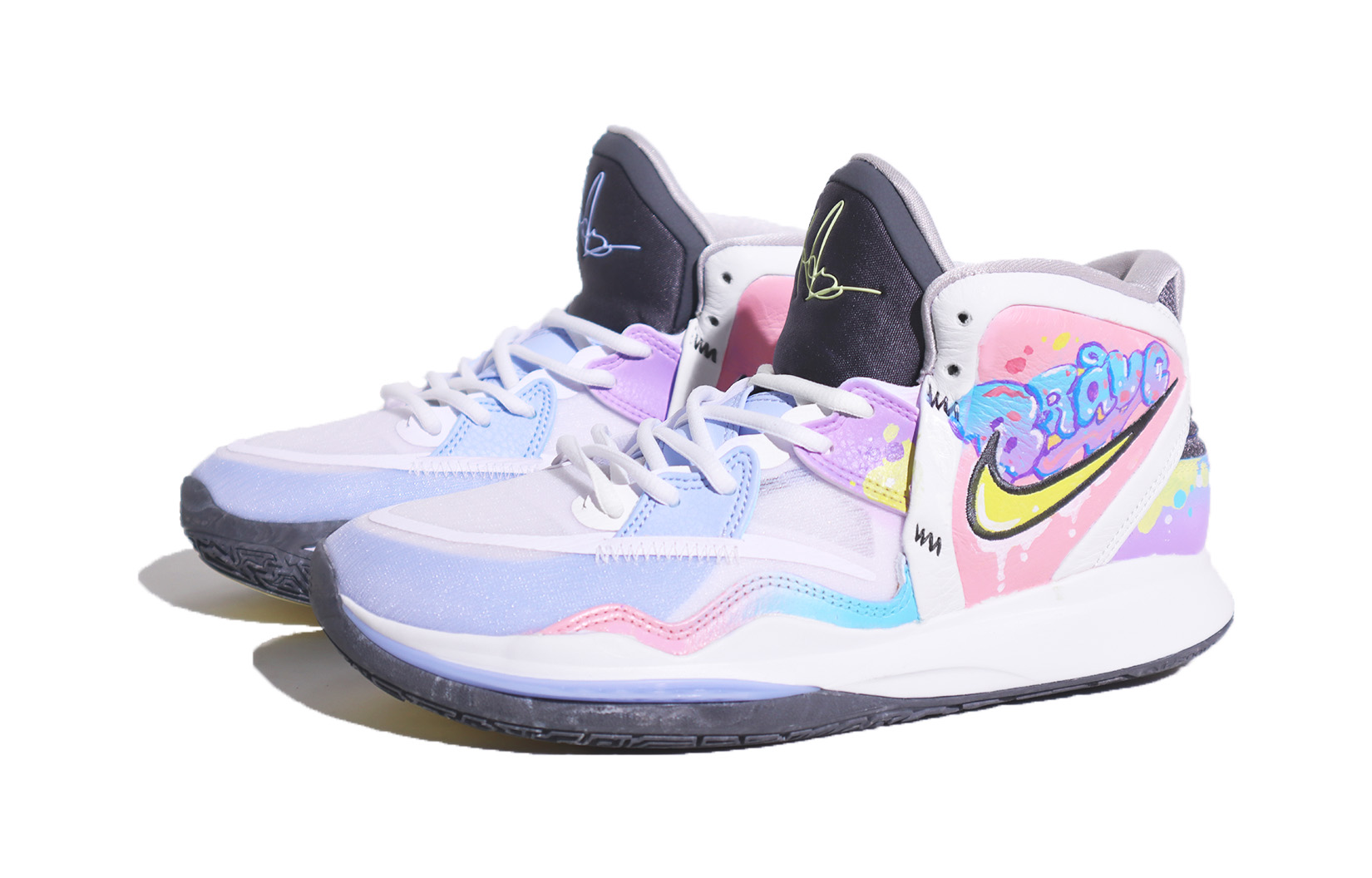 Lookbook 나이키 카이리 8 인피니티 '핑크퍼플 그라피티' (커스텀) DC9134-102(TeamX-男女同款涂鸦粉紫)